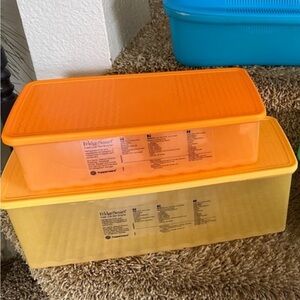 4 Tupperware Containers